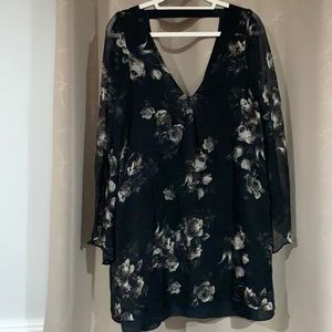 Floral swing dress